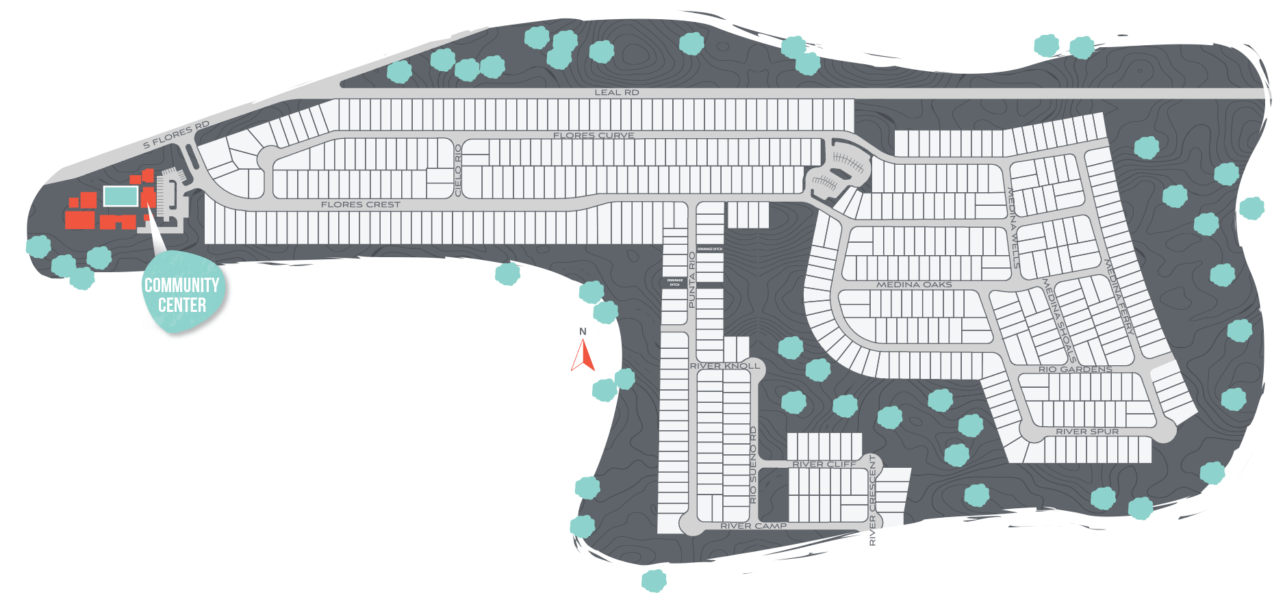 Flores Valley community map