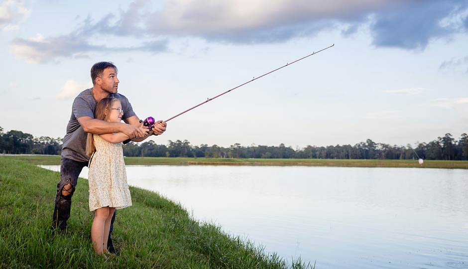 Falvey Lake fishing