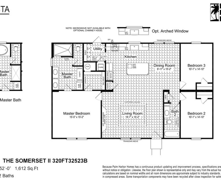 the somerset ii 320ft32523b floor plans