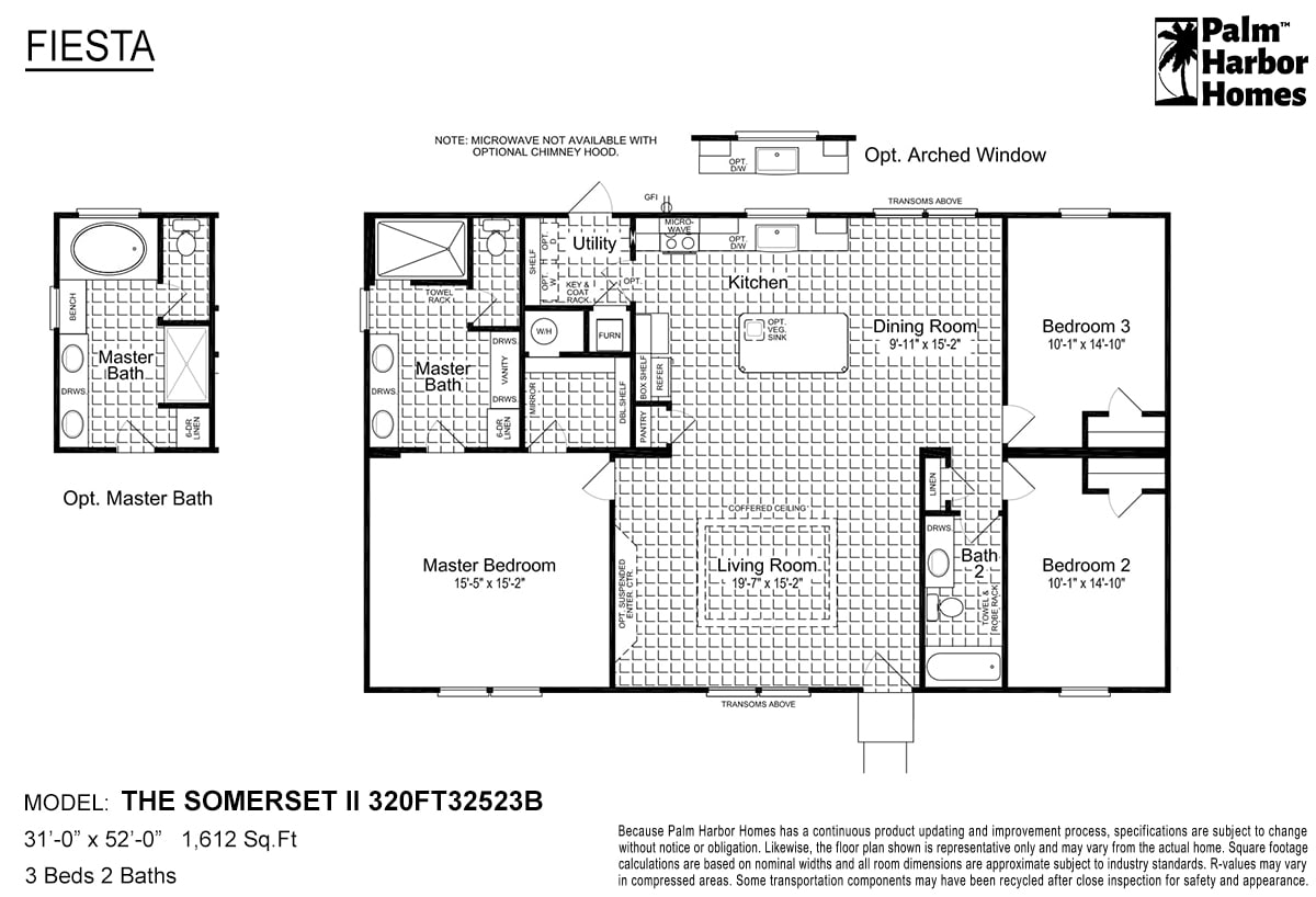 the somerset ii 320ft32523b floor plans