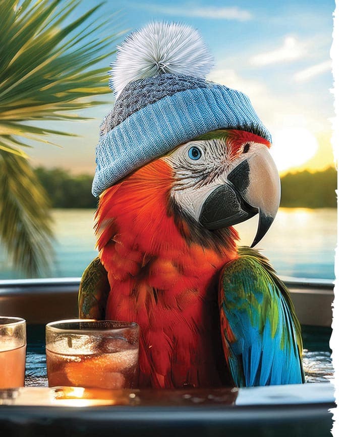 parrot hat