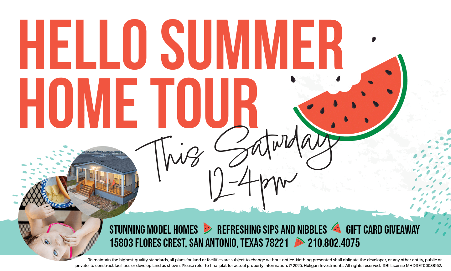 Summer Home Tour - Saturday - June 28, 2025 - 12-4 PM