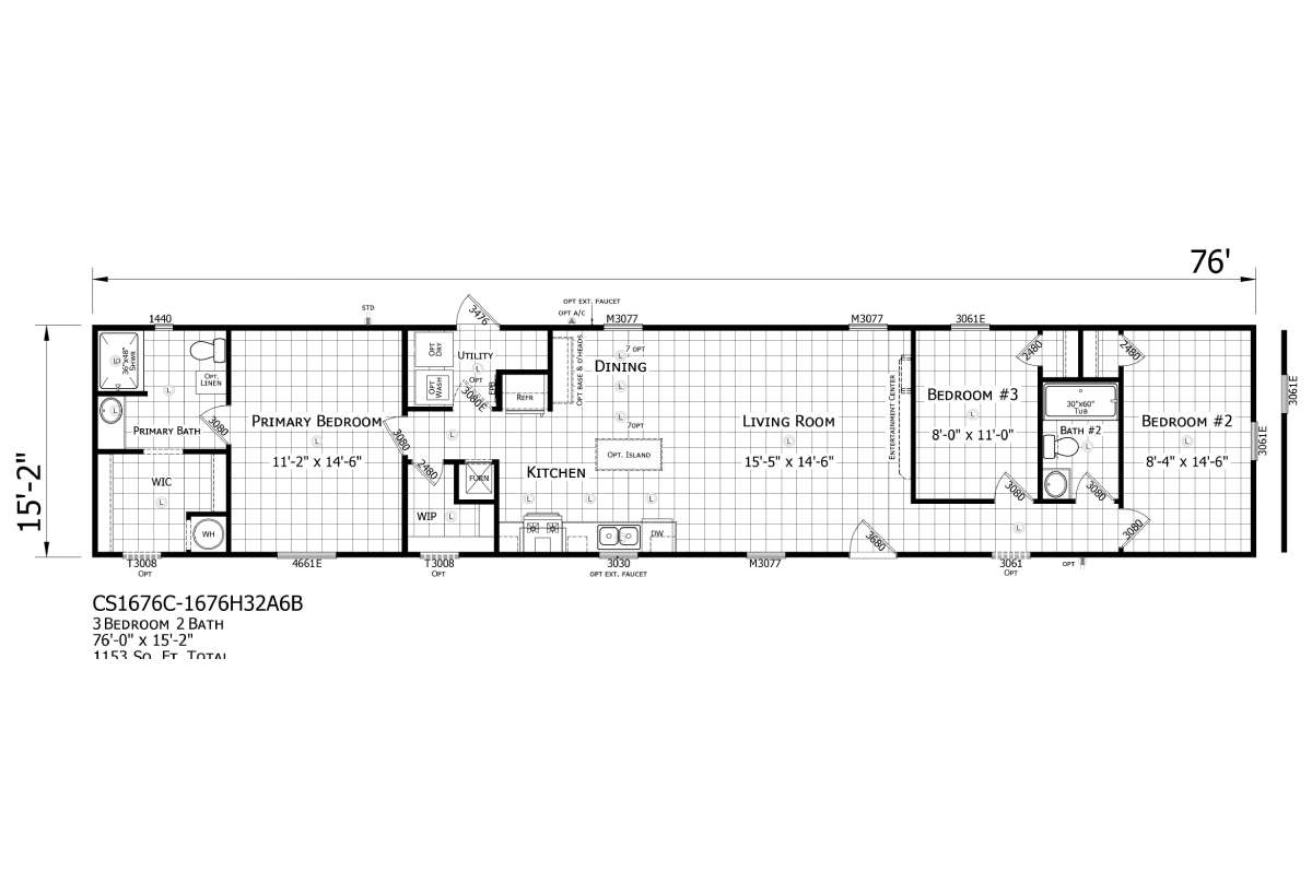 CS1676C 1676H32A6B floor plan