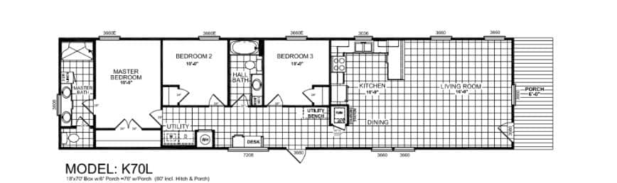 K70L floorplan