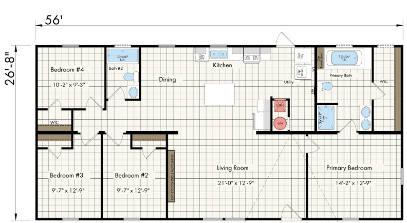 RM2856B Floorplan