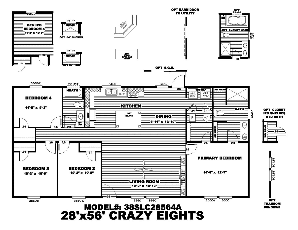Crazy Eights floorplan