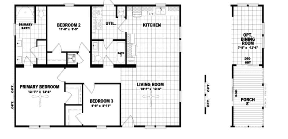 colonial floorplan