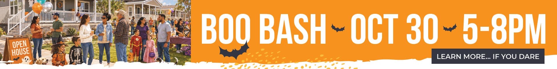 Boo Bash on Oct. 30, 2026, 5-8 PM